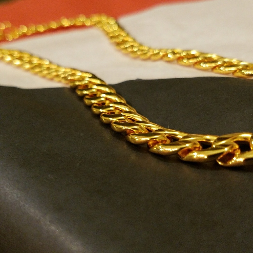 19 Inch 18K Gold Plated Necklace
